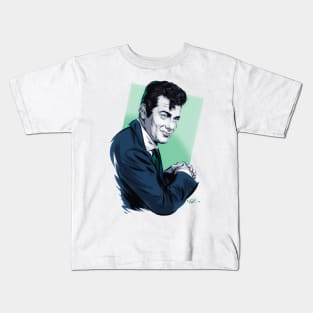 Tony Curtis - An illustration by Paul Cemmick Kids T-Shirt